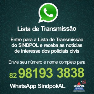 lista de transmissão sindpol